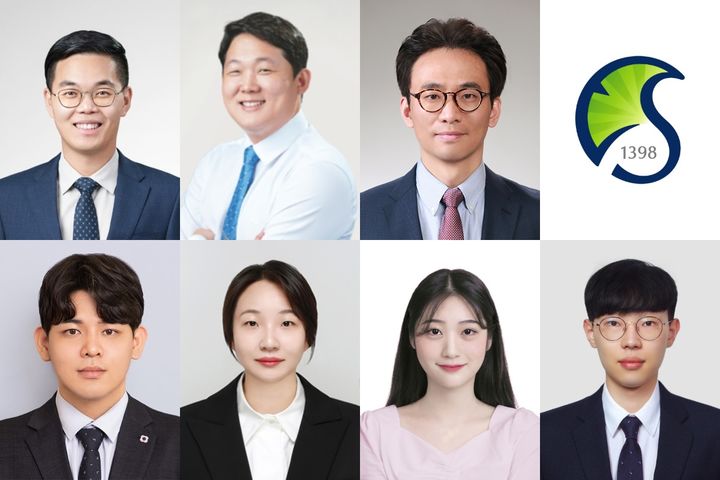 (왼쪽 위부터) 교신저자 성균관대 김충섭 교수, 이효종 교수, 이원식 교수, (왼쪽 아래부터) 제1저자 하영준 석사 졸업생, 황수정 박사, 홍수빈·김종환 석박사통합과정생. (사진=성균관대 제공) *재판매 및 DB 금지