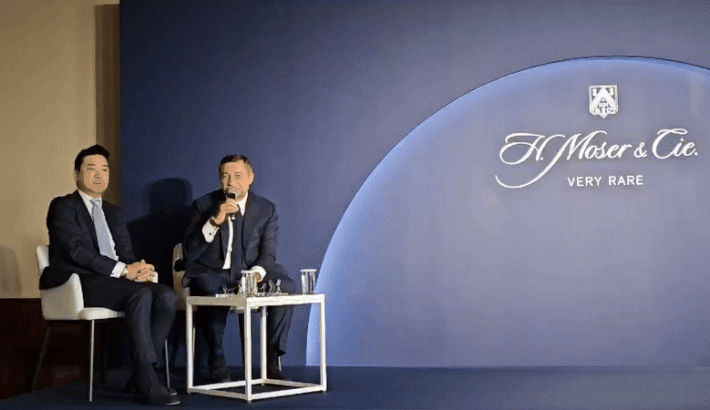 [서울=뉴시스] 이현주 기자=조르지오 다미아니(Giorgio Damiani) 다미아니 그룹 부회장이 13일 오전 서울 중구 신라호텔에서 열린 브랜드 콘퍼런스에서 발언하고 있다. 2025.05.13. juicy@newsis.com *재판매 및 DB 금지 *재판매 및 DB 금지