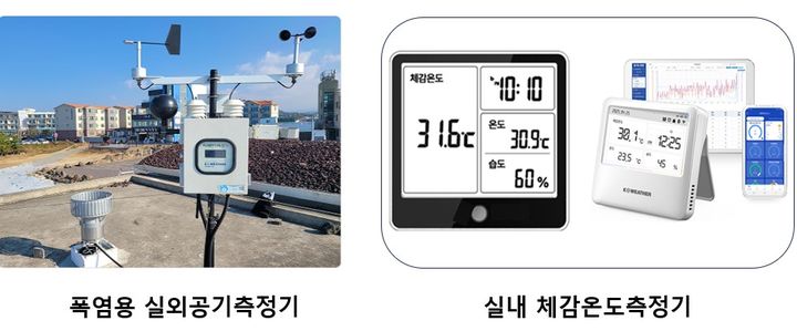 [서울=뉴시스]케이웨더, 체감온도 측정기 출시.(사진=케이웨더 제공) 2025.05.13. photo@newsis.com *재판매 및 DB 금지