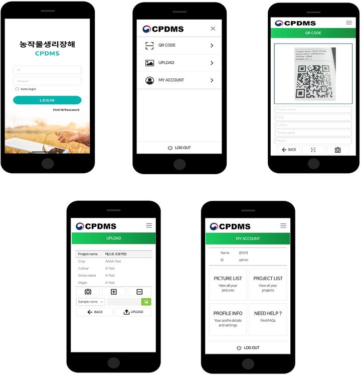 [세종=뉴시스] 농촌진흥청은 농작물 병해와 생리장해 등 이상 증상을 간편하게 기록하고 관리할 수 있는 스마트폰 애플리케이션과 '작물 생리장해 수집 관리 시스템'(CPDMS)을 개발했다고 14일 밝혔다. (사진=농진청 제공) 2025.05.14. photo@newsis.com *재판매 및 DB 금지