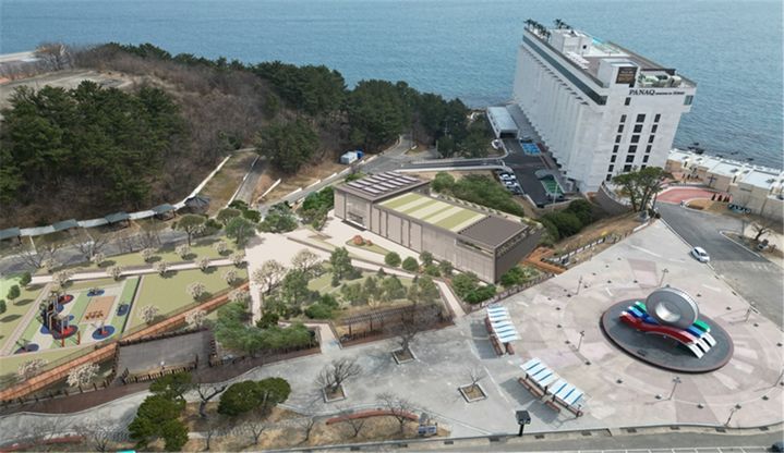 [안동=뉴시스] 영덕 삼사해상공원 컨퍼런스센터 조감도. (사진=경북도 제공) 2025.05.14. photo@newsis.com *재판매 및 DB 금지