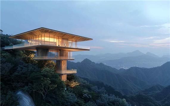 [대전=뉴시스] 국립난대수목원 다도해 전망대 조감도.(사진=조달청 제공) *재판매 및 DB 금지