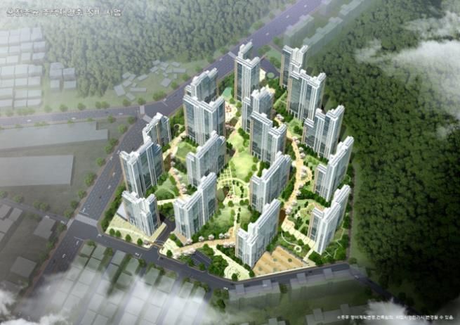 [청주=뉴시스] 청주 운천주공 주택재건축 조감도. (사진=청주시 제공) photo@newsis.com *재판매 및 DB 금지