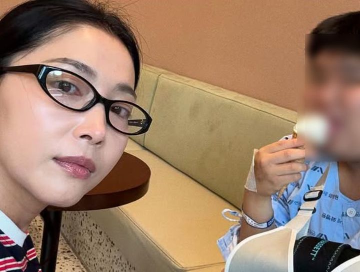 [서울=뉴시스] 오윤아와 아들의 모습. (사진=오윤아 인스타그램 캡처) 2025.05.15 photo@newsis.com&nbsp;&nbsp; *재판매 및 DB 금지