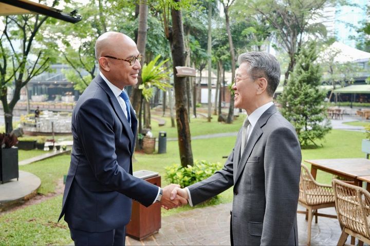 [서울=뉴시스] 김홍균 외교부1차관은 14일(현지시간) 인도네시아 자카르타에서 아르마나타 크리스티아완 나시르 인도네시아 외교차관과 회담을 가졌다. (사진=외교부 제공)2025.05.15 *재판매 및 DB 금지