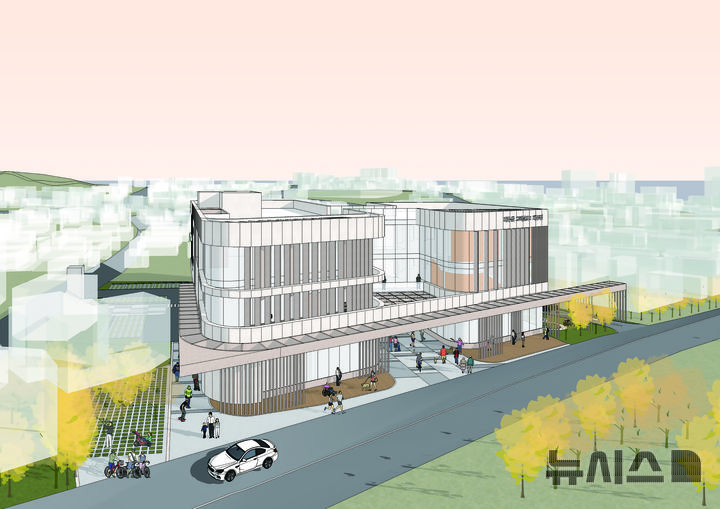 [전주=뉴시스]윤난슬 기자 = 전주시는 최근 인후반촌 도시재생 거점 시설 조성 사업 건축설계 공모에 대한 심사위원회를 열고 ㈜에이젠엔지니어링건축사사무소가 제출한 '지우산 그라운드: 지우정'을 최종 당선작으로 선정했다고 15일 밝혔다.(사진=전주시 제공)