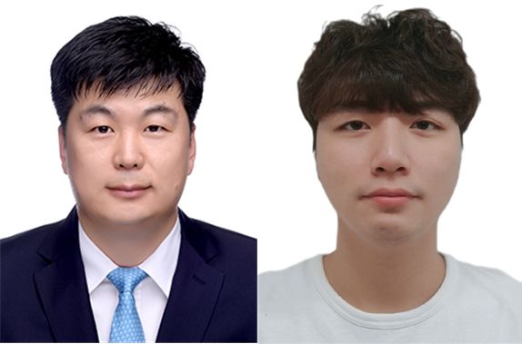 [진주=뉴시스]경상국립대 해양토목공학과 이우동(왼쪽) 교수와 박사과정 이창민 씨.(사진=경상국립대 제공).2025.05.15.photo@newsis.com *재판매 및 DB 금지