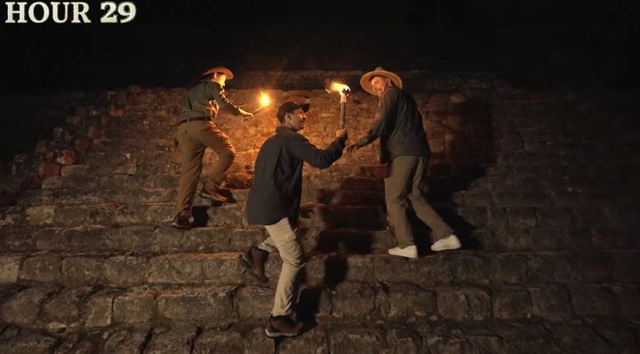 [서울=뉴시스] 유튜브 구독자 수 세계 1위 '미스터비스트'(Mr Beast·지미 도널드슨)가 일반인 출입과 촬영이 불가능해 가공 처리한 멕시코 유적지 영상을 실제 현장에서 촬영한 것처럼 올려 조작 논란이 일고 있다. (사진=유튜브 채널 '미스터비스트' 캡처) 2025.05.15 *재판매 및 DB 금지