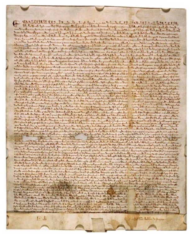 [서울=뉴시스] 마그나 카르타.(출처: 위키피디아) 2025.05.15. *재판매 및 DB 금지