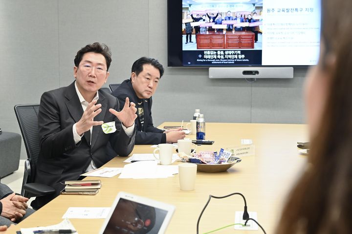 올해 1월 '엔비디아 인증 교육센터' 설립을 위한 사전 협의 모습. *재판매 및 DB 금지