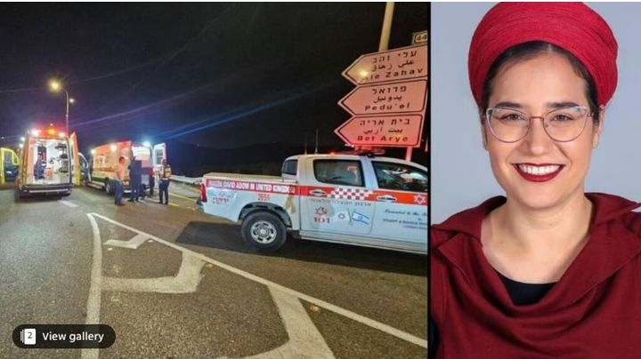 [서울=뉴시스]이스라엘 점령지 요르단강 서안 지역에서 새 생명을 얻기 위해 병원으로 향하던 37살의 임신 9개월의 이스라엘 산모가 '팔레스타인의 공격으로 사망했다. <사진 출처 : 와이넷뉴스닷컴> 2025.05.15.