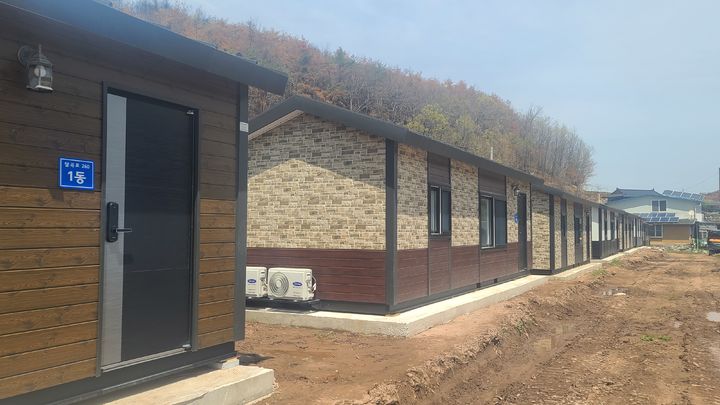 [안동=뉴시스] 임시주택. (사진=경북도 제공) 2025.05.16 photo@newsis.com *재판매 및 DB 금지