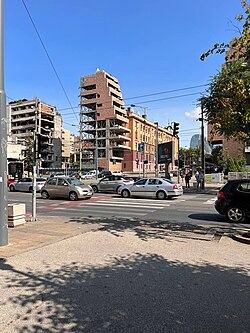 [서울=뉴시스]1999년 북대서양조약기구(NATO)의 폭격을 받아 부서진 구 유고슬라비아 국방부 청사. 도널드 트럼프 미 대통령의 사위 재러드 쿠슈너와 트럼프의 아들이 이곳에 트럼프 인터내셔널 호텔 등을 짓는 사업을 추진해왔다. (출처=위키데이타) 2025.5.16. *재판매 및 DB 금지