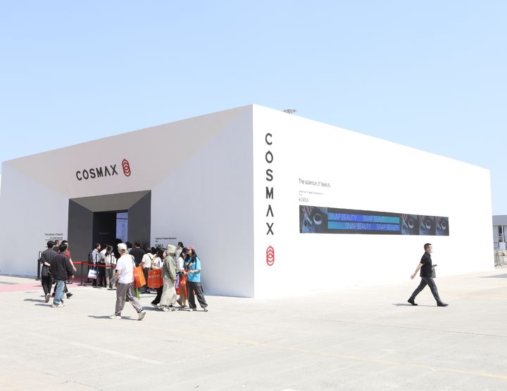 2025 중국 상하이 뷰티 박람회(CBE) 코스맥스 부스 전경.(사진=코스맥스 제공) *재판매 및 DB 금지