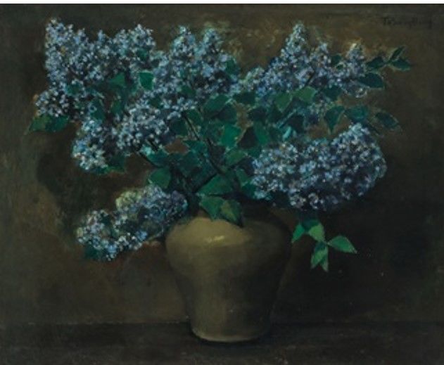 도상봉, 라일락, oil on canvas, 50×60.5cm(12), 추정가 2억 2000만~3억 5000만원 *재판매 및 DB 금지