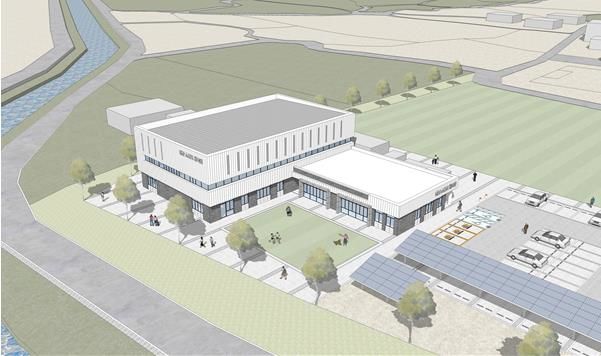 [음성=뉴시스] 충북 음성군 원남 소규모체육관 건립사업 조감도. (사진=음성군 제공) 2025.5.16. photo@newsis.com *재판매 및 DB 금지