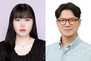 동국대 연구팀이 3D 수직 적층형 다기능 메모리 소자를 개발했다. 사진은 동국대 전자전기공학과 박지희 석사과정생(왼쪽), 김성준 교수. (사진=동국대 제공) *재판매 및 DB 금지