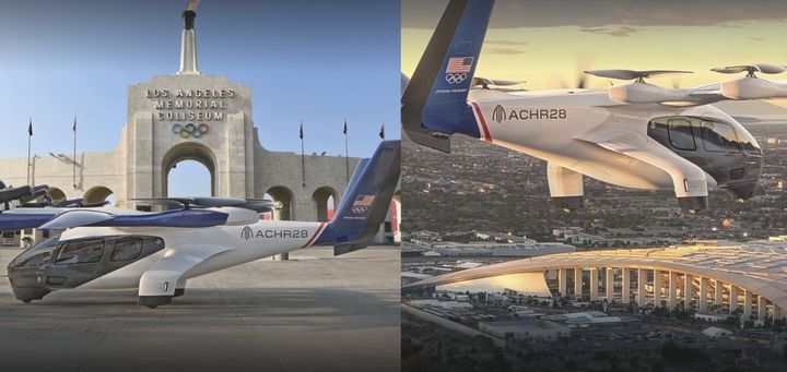 [서울=뉴시스] 2028년 LA올림픽·패럴림픽 조직위원회 'LA28'은 지난 15일 전기 항공기 제조회사 '아처 에비에이션'(Archer Aviation)과 파트너십을 맺고, 대회 기간 동안 에어택시 서비스를 제공할 계획이라고 발표했다. (사진=LA28 제공) 2025.05.16 *재판매 및 DB 금지