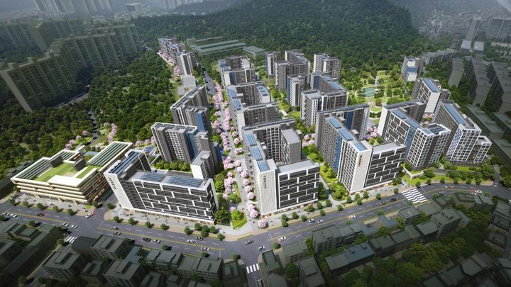 [서울=뉴시스] 한화 건설부문과 호반건설 컨소시엄(H사업단)이 짓는 서울 신월7동2구역 공공재개발 사업 조감도. 2025.05.18. (자료=한화 건설부문 제공) photo@newsis.com *재판매 및 DB 금지