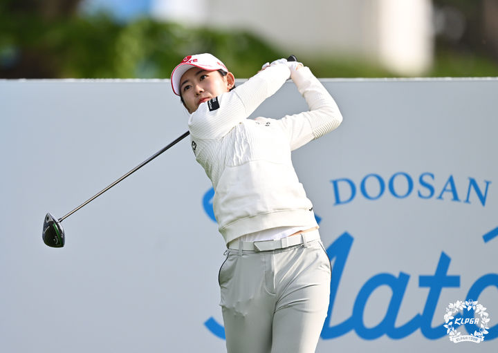 [서울=뉴시스]두산 매치플레이 황유민. (사진=KLPGA 투어 제공)