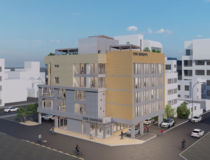 [울산=뉴시스] 울산시는 19일 오후 3시 남구 신정동 청년희망주택에서 김두겸 시장이 참석한 가운데 ‘신정동 청년희망주택 준공식’을 개최한다고 밝혔다. 사진은 조감도. (사진= 울산시 제공) 2025.05.18.photo@newsis.com *재판매 및 DB 금지