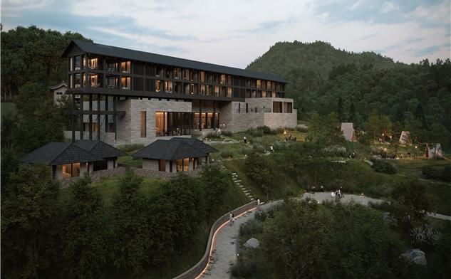 장계관광지 호텔건립사업 조감도(사진=옥천군 제공) *재판매 및 DB 금지