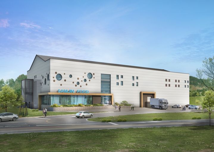 삼진푸드 세종 3공장 조감도.(사진=삼진푸드) *재판매 및 DB 금지