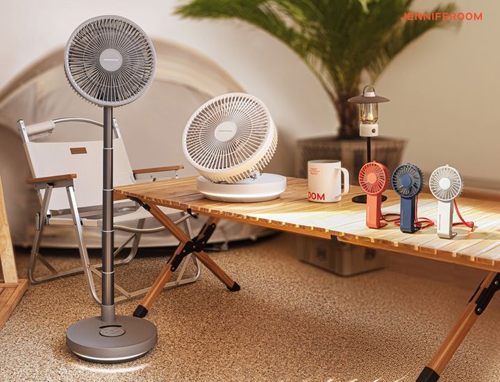 [서울=뉴시스]제니퍼룸, 폴더블 무선 선풍기 출시.(사진=제니퍼룸 제공) 2025.05.19. photo@newsis.com *재판매 및 DB 금지