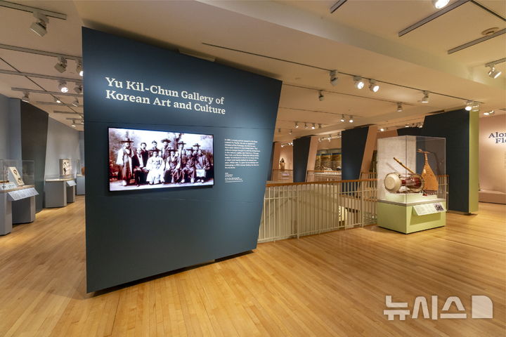 [서울=뉴시스]미국 피바디엑세스박물관에 재개관한 '유기준 한국실'. 국립중앙박물관 제공