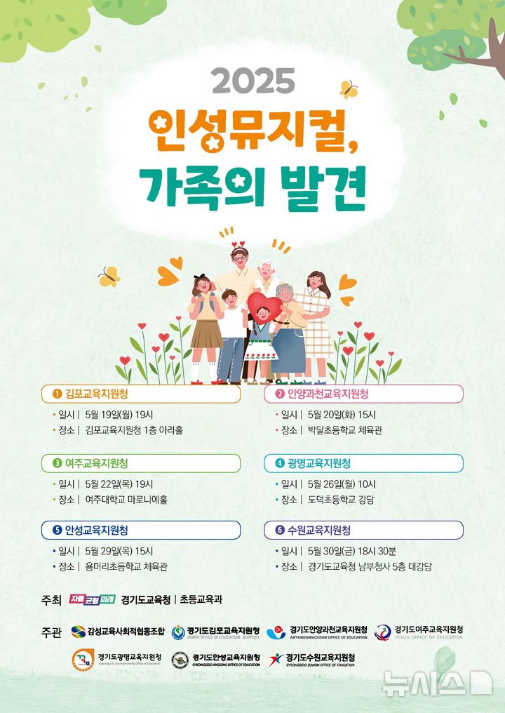 [의정부=뉴시스] '인성 뮤지컬, 가족의 발견' 포스터. (사진=경기도교육청 제공) 2025.05.19 photo@newsis.com