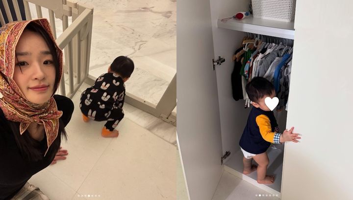 [서울=뉴시스] 손연재가 육아 근황을 밝혔다. (사진=손연재 인스타그램 캡처) 2025.05.19. photo@newsis.com *재판매 및 DB 금지