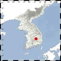 19일 오후 2시18분50초 경북 김천시 동북동쪽 14㎞ 지역에서 규모 2.4의 지진이 발생했다.(사진=기상청 제공) *재판매 및 DB 금지