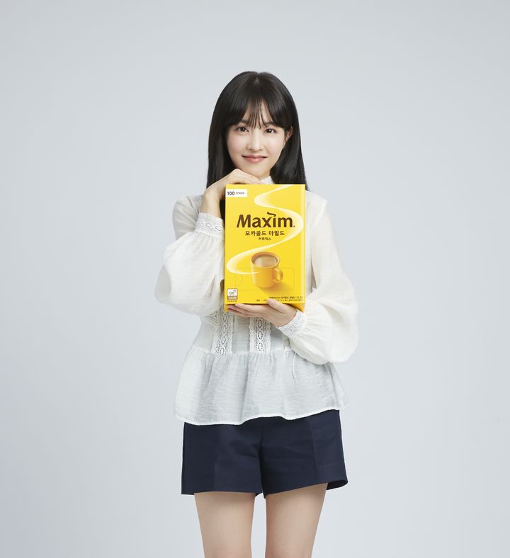 [서울=뉴시스] 맥심 모카골드 모델 박보영. (사진=동서식품 제공) *재판매 및 DB 금지