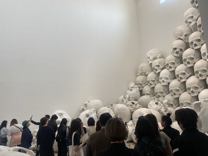 MMCA '론 뮤익' 전시 관람 모습. *재판매 및 DB 금지