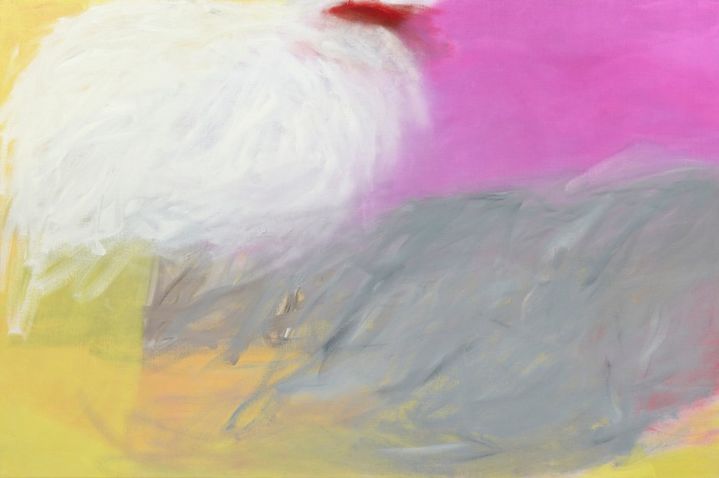 윤종숙, Eine Wolke(구름 한 점), 2025, Oil on canvas, 200 x 300 cm. 리안 갤러리 서울 제공. *재판매 및 DB 금지