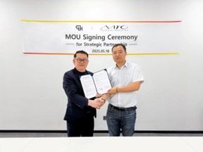 (왼쪽)이원의 씨티케이 고문, 데이비드 자오 MYC 아시아 마케팅 디렉터. (사진=씨티케이) *재판매 및 DB 금지