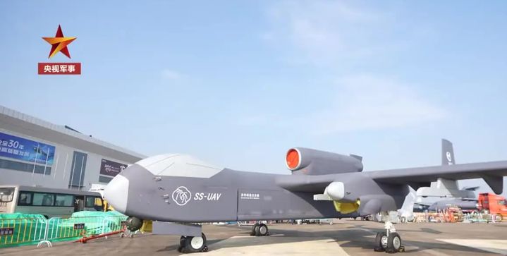 [서울=뉴시스] 소형 드론 100대를 탑재할 수 있는 ‘드론 항모’격인 대형 무인기 ‘지우톈’(출처: 바이두) 2025.05.20. *재판매 및 DB 금지