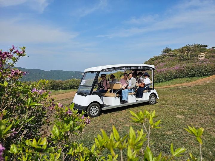 [합천=뉴시스] 합천군 황매산 나눔카트 투어, 7월 1일부터 유료 운영 (사진=합천군 제공) 2025. 05. 20. photo@newsis.com&nbsp; *재판매 및 DB 금지