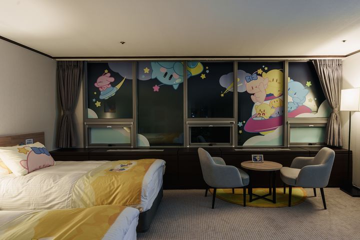 [대전=뉴시스]대전관광공사는 30일부터 올 말까지 국립대전숲체원과 스테이소제 두 곳에 대전 대표 마스코트 '꿈씨패밀리'를 테마로 한 캐릭터룸 '꿈스테이'를 꾸며 운영한다. (사진=대전관광공사 제공) 2025. 05. 20 photo@newsis.com *재판매 및 DB 금지