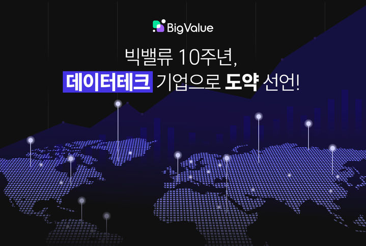 빅밸류, 창립 10주년 '데이터테크' 기업 도약 선언