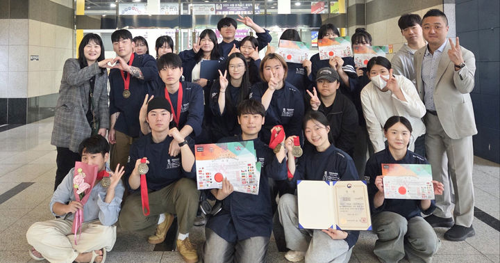 [경산=뉴시스]대구가톨릭대, 서울 월드푸드올림픽 대상(사진=대구가톨릭대 제공) photo@newsis.com *재판매 및 DB 금지
