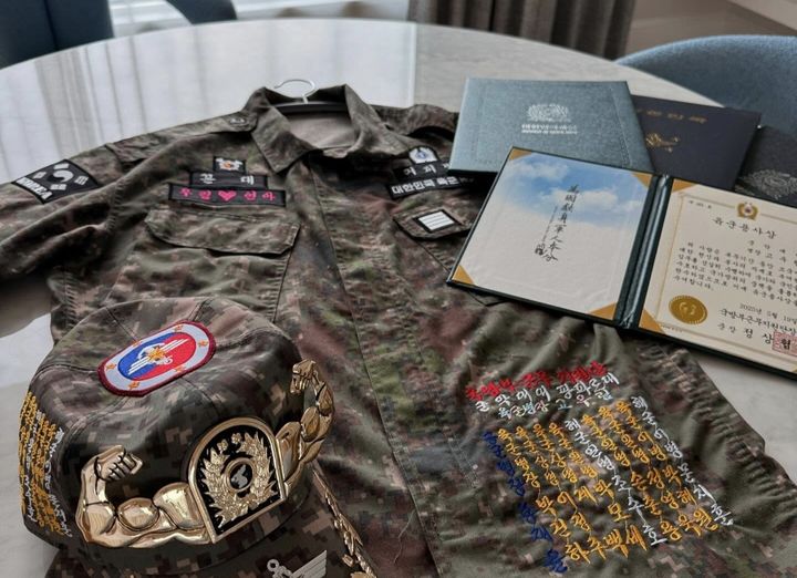 [서울=뉴시스] 크로스오버 그룹 '포레스텔라' 고우림이 전역 소감을 밝혔다. (사진=고우림 인스타그램 캡처) 2025.05.21. photo@newsis.com *재판매 및 DB 금지