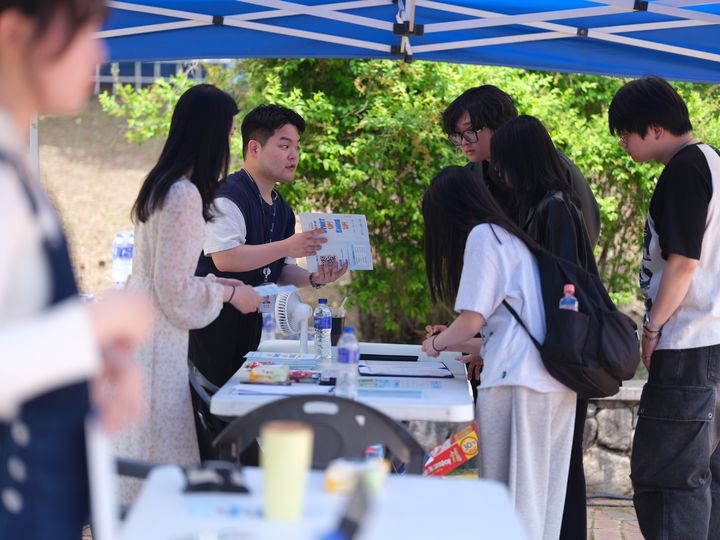 [대전=뉴시스] 한남대 '창업중심대학 스타트업 Meet-Up Day 창업 페스티벌' 모습. (사진=한남대 제공) *재판매 및 DB 금지