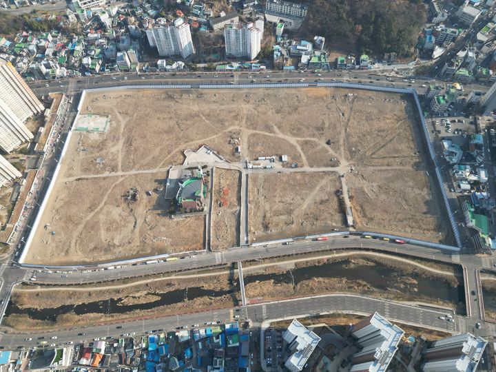 광주 학동 재개발 현장의 최근 모습. (사진=HDC현대산업개발 제공) *재판매 및 DB 금지