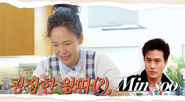 [서울=뉴시스] 미스코리아 출신 강주은이 남편인 배우 최민수의 첫사랑 일화를 전했다. (사진=유튜브 채널 '강주은' 캡처) 2025.05.22 photo@newsis.com  *재판매 및 DB 금지