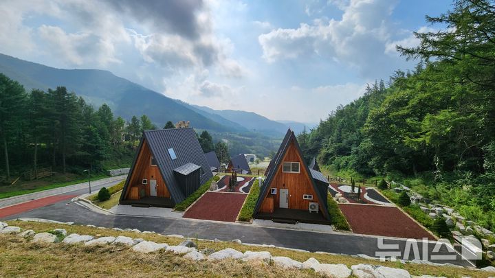 [창원=뉴시스]백두대간 거창 자연휴양림.(자료사진=경남도 제공)