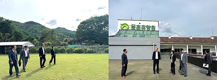 윤종진 이사장, 보훈휴양원시설을 둘러보고 있다.. *재판매 및 DB 금지