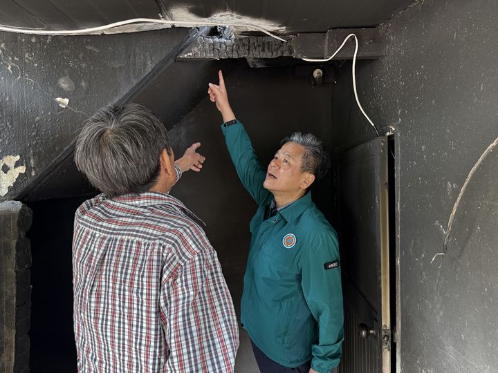 영덕군 소재 산불 피해 가구 현장실사. *재판매 및 DB 금지