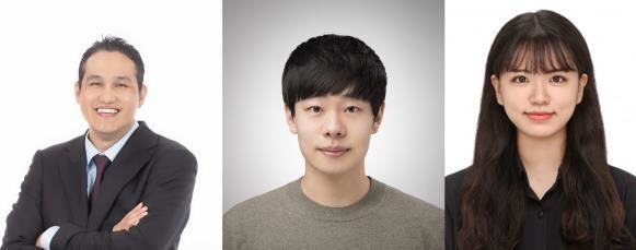 고려대 신소재공학부 강희민 교수(왼쪽 첫 번째), 고려대 홍현식 박사과정생(왼쪽 두 번째), 고려대 김다희 박사과정생. (사진=고려대 제공) *재판매 및 DB 금지