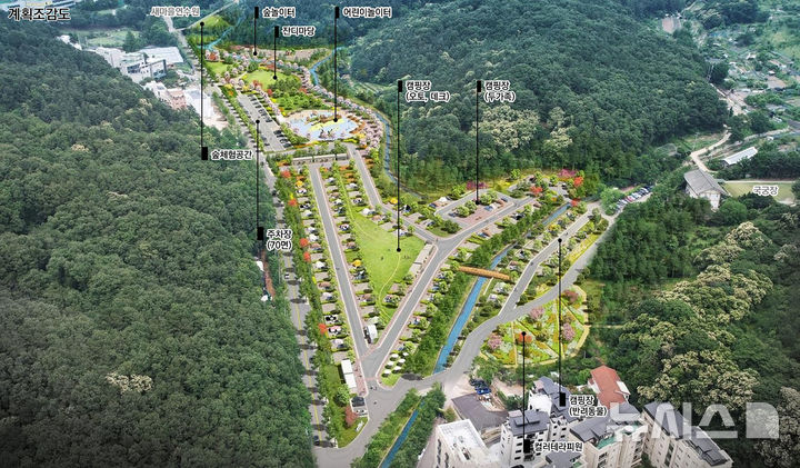 [성남=뉴시스] 성남시 분당구 율동공원 오토캠핑장 계획 조감도 (사진=성남시 제공)2025.05.23.photo@newsis.com